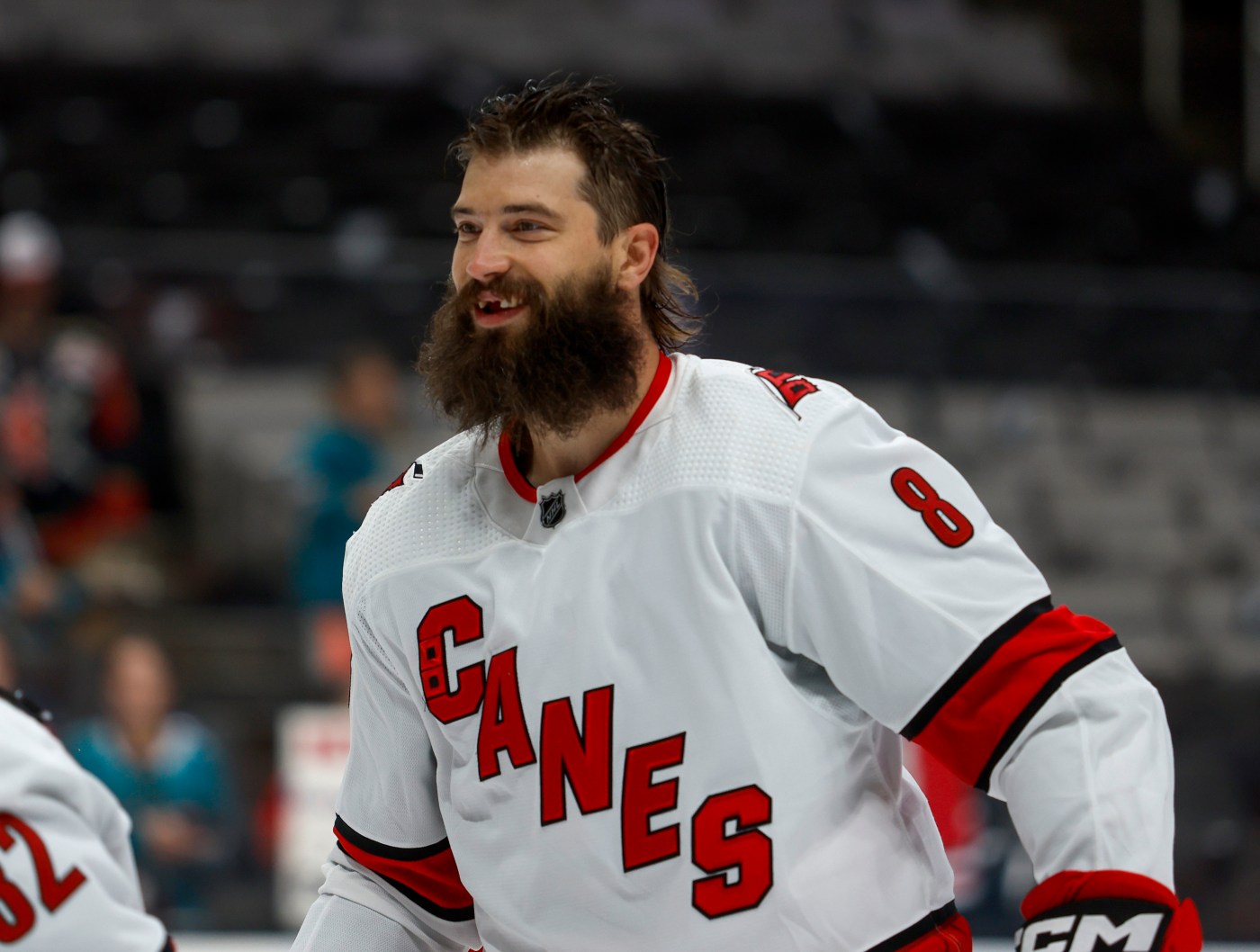 Ex-Sharks defenseman loathe to discuss milestone, but his teammates will: ‘It’s unheard of’