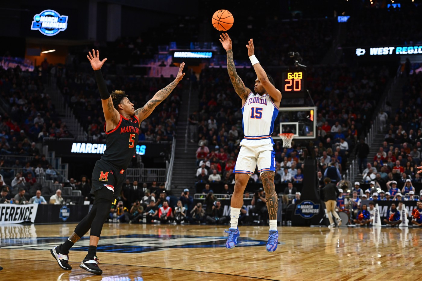 Florida brings Strength in Numbers to dominant Sweet 16 win over Maryland in San Francisco