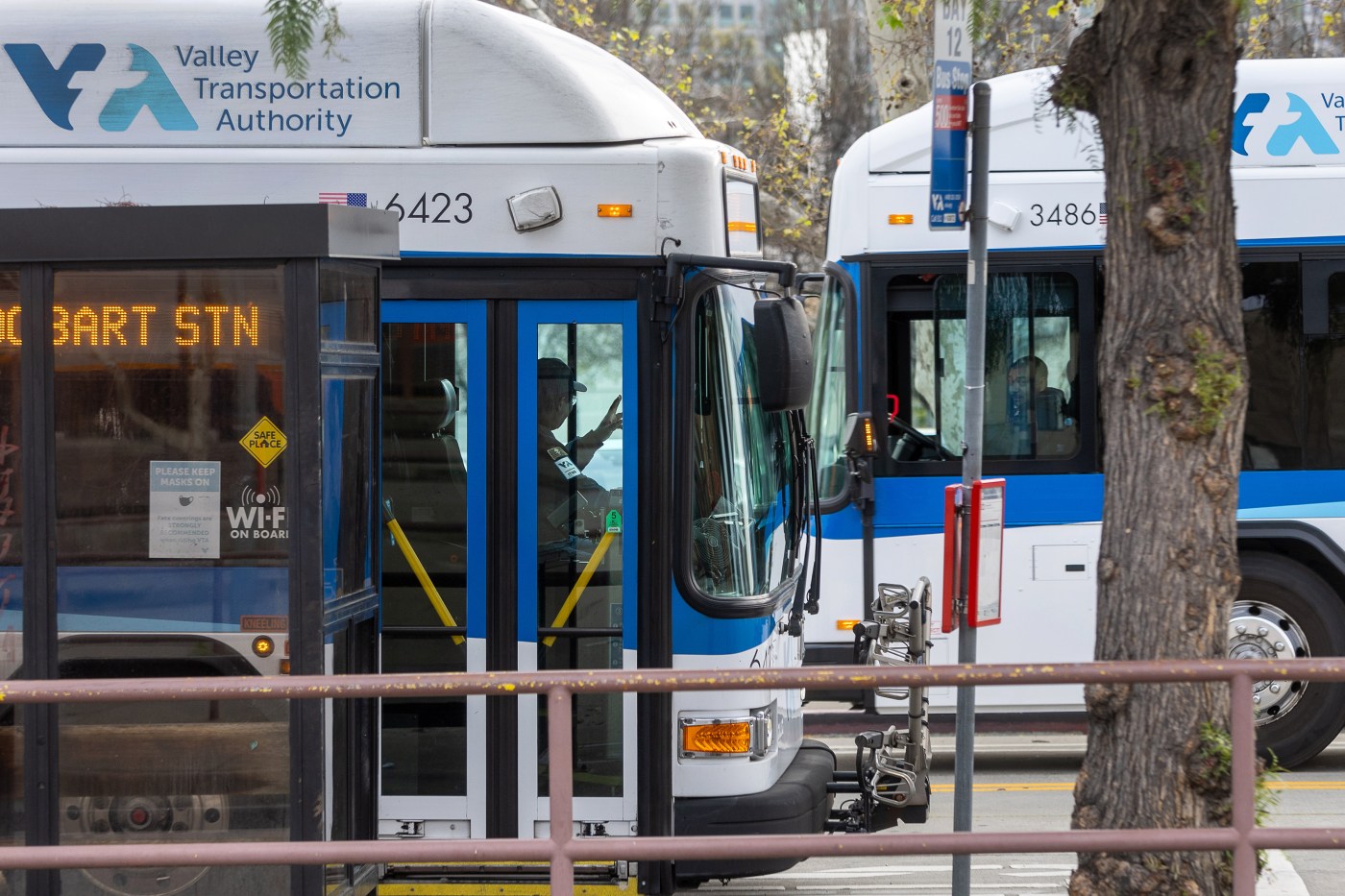 As buses return to Santa Clara County streets, riders express gratitude