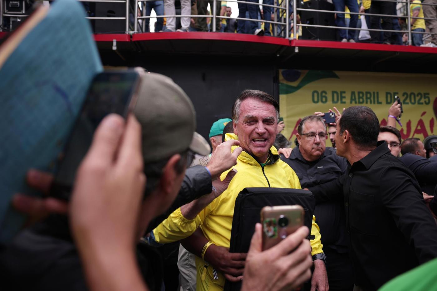 Brazil’s former president Bolsonaro remains hospitalized with abdominal pain