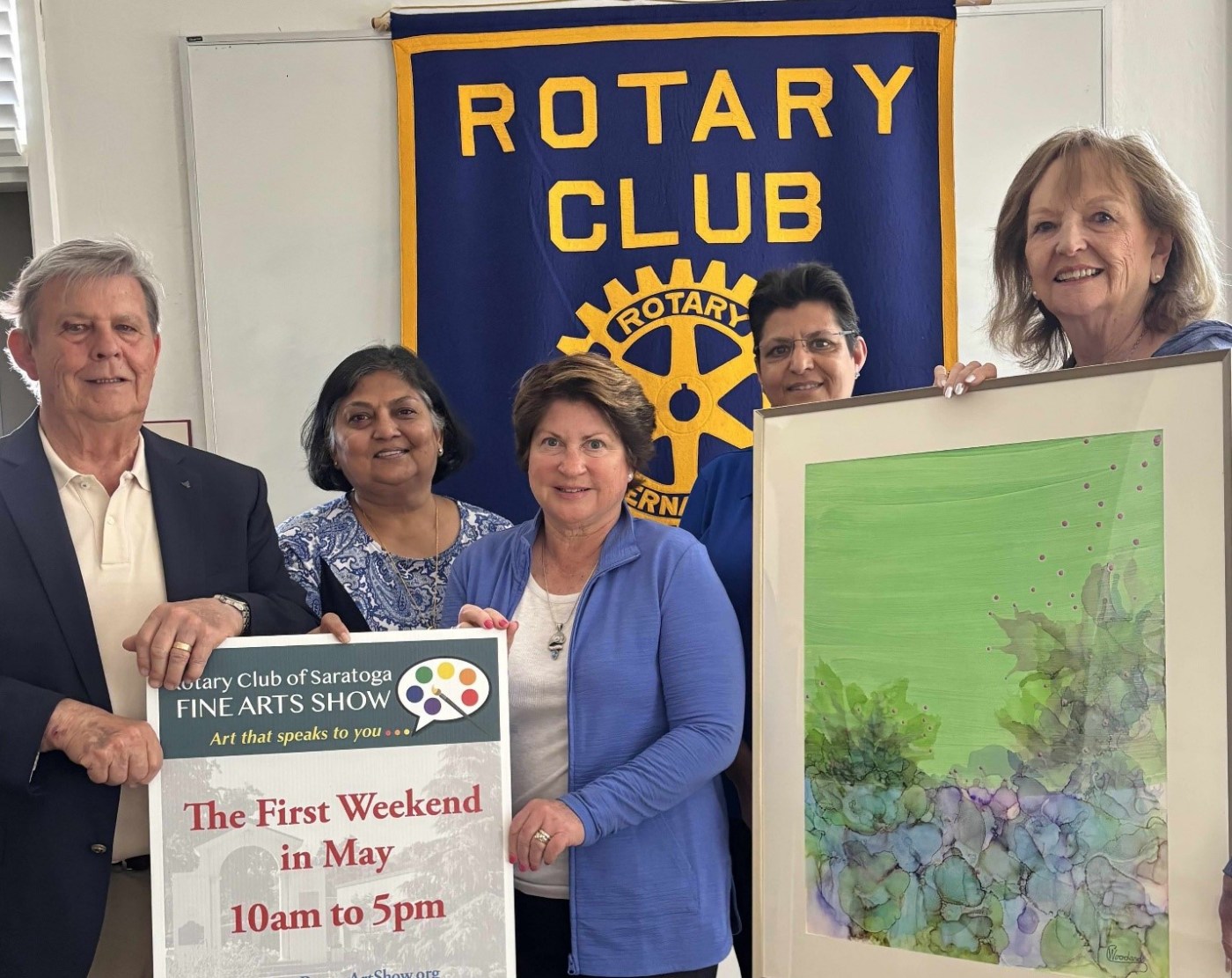 Saratoga is springing into activity with annual Rotary Art Show
